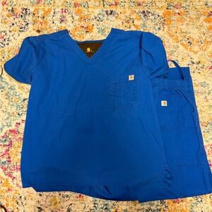 Carhartt Men's Vivid Blue Scrub Set